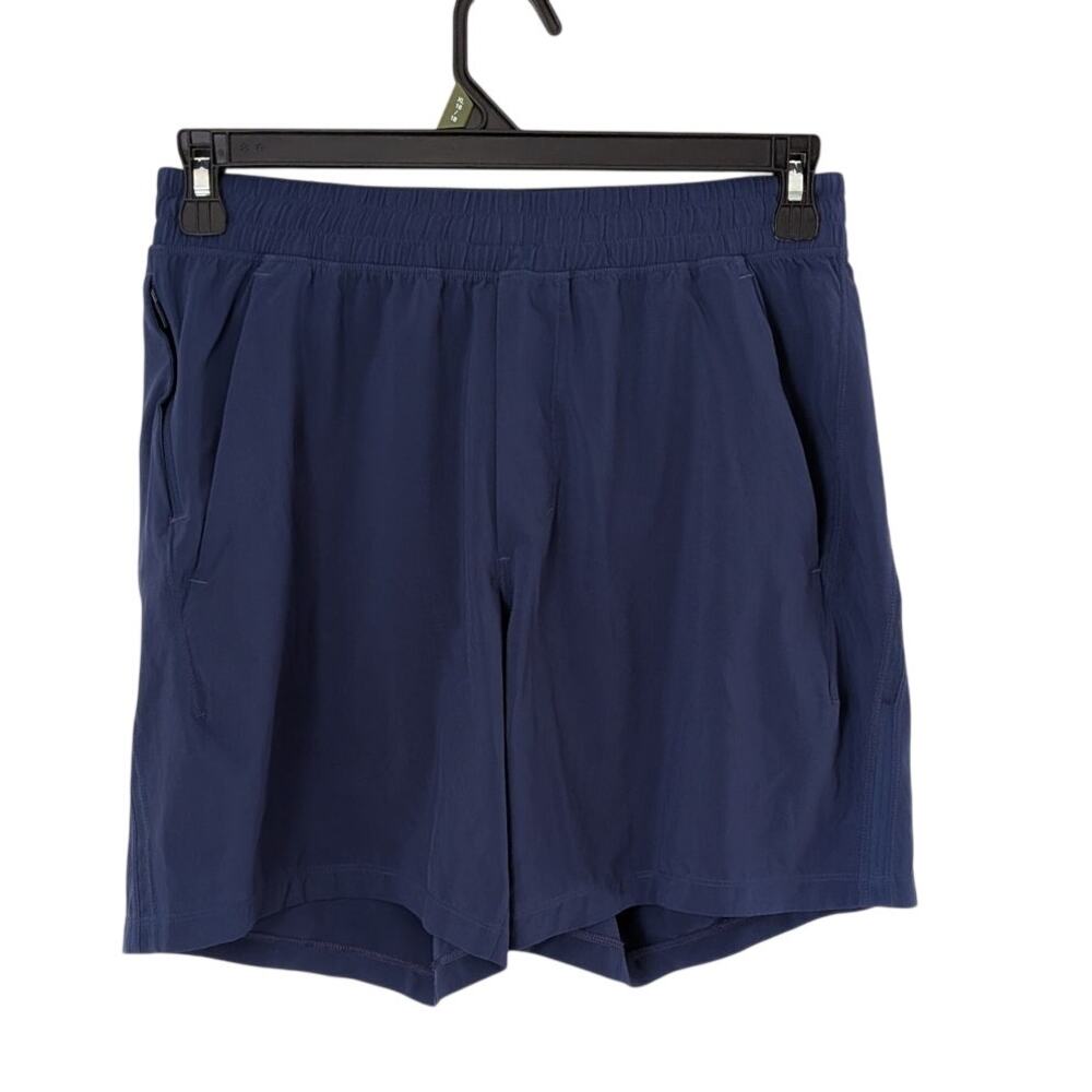Lululemon Mens Pace Breaker Shorts Navy (med) Fitness Activewear Gymcore Sports